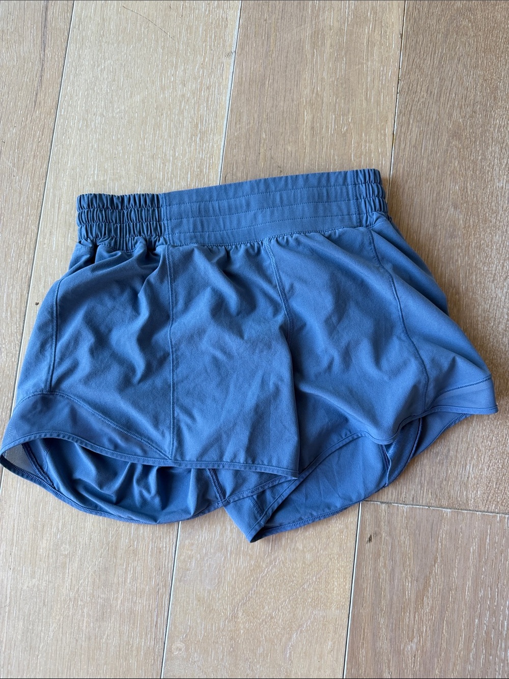 lululemon athletica Neon Lime Running Shorts hotty hot 4” hi rise